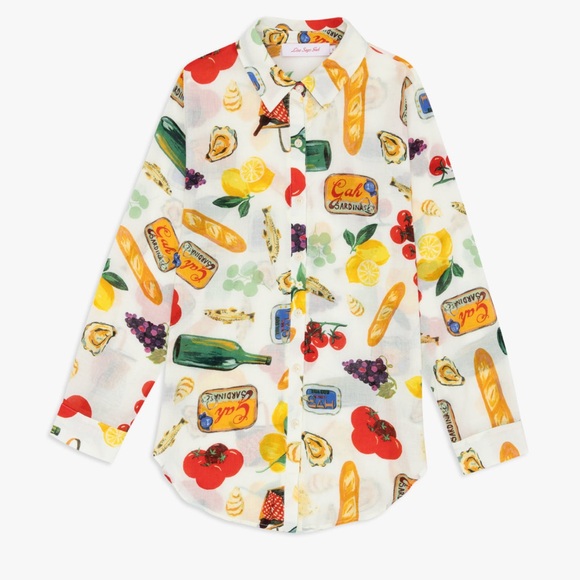 Lisa Says Gah Tessa Italian Summer button down - Picture 6 of 16